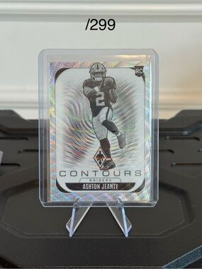 🔥 2025 Ashton Jeanty Phoenix Silver Prizm Contours Rookie Card /299